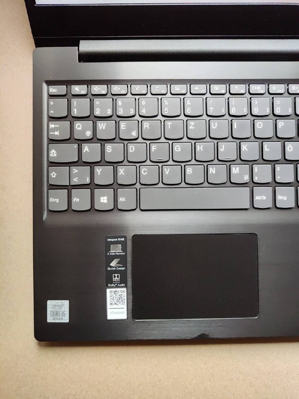 Gebraucht-land Notebook Lenovo S145-15IIL 15.6" Zoll FHD 512GB SSD 8GB RAM Intel i5 10 Gen. Win Cyber Monday