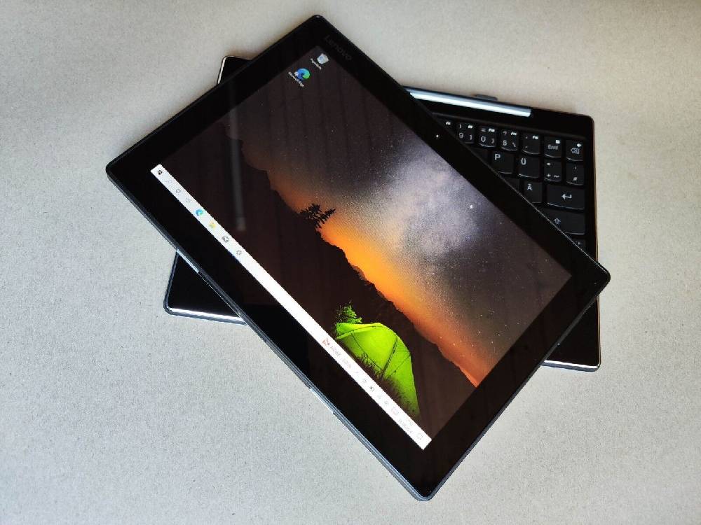 Gebraucht-land Notebook 2 in 1 Lenovo Miix 310-10ICR 10.1" HD Intel Quad 4 GB RAM 64GB eMMC Win