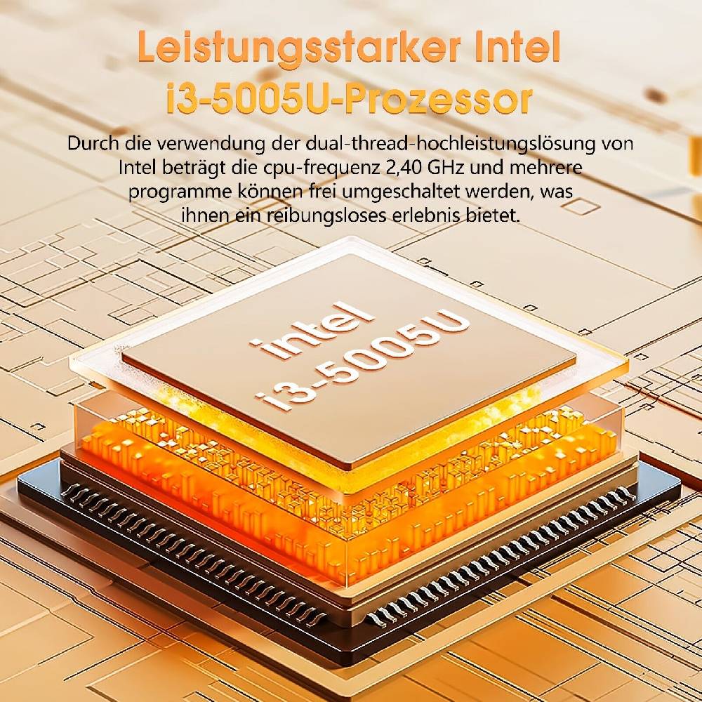 sgin-official-store-deutschland SGIN 15.6 Zoll Laptop Intel Celeron 2.8GHz 4GB Speicher 128GB eMMC HDMI Silber Sonderangebot
