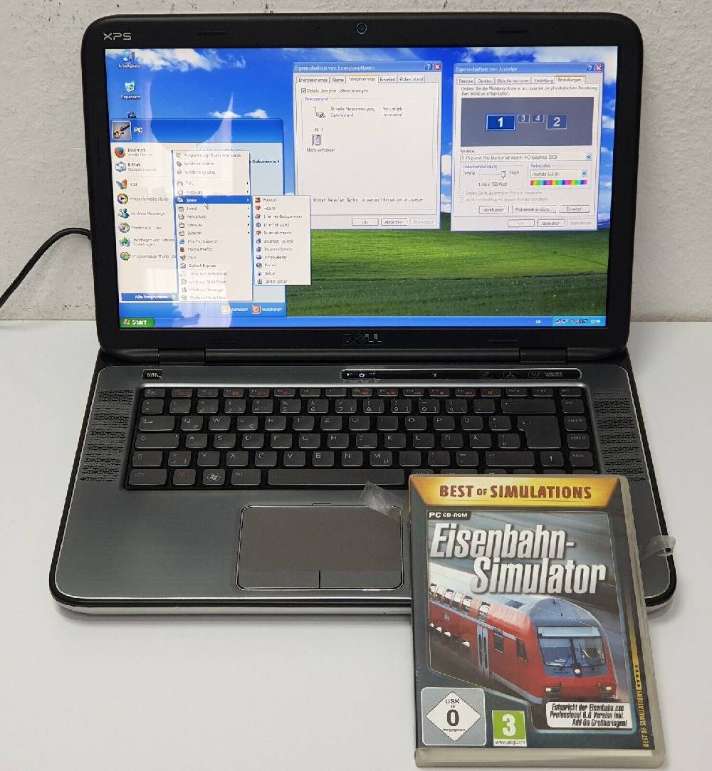 edik.hifi.irina DELL XPS Windows XP Gamer i7 4GB 500GB Gaming Laptop GT 540M 15,6" mit Spiel!