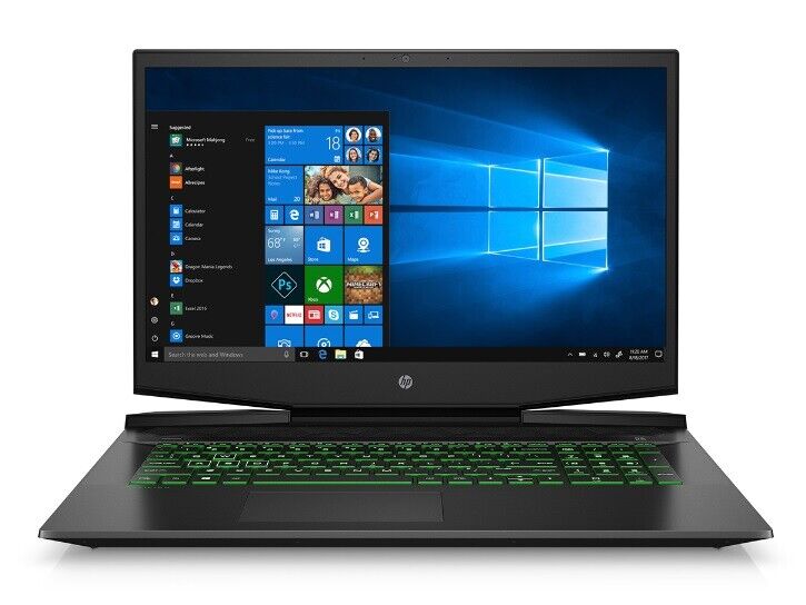 NotebookHELD Shop Spiele Gaming Notebook HP 17 Intel Core i5 FullHD IPS 60Hz nVidia GTX 1650 grün