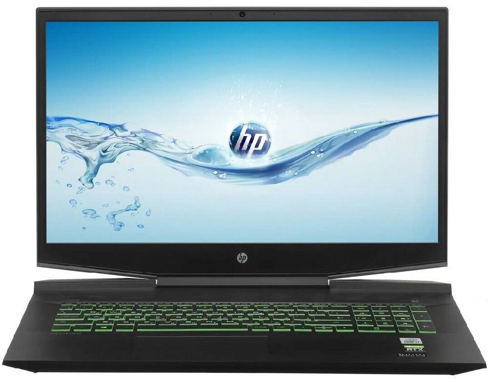 NotebookHELD Shop Spiele Gaming Notebook HP 17 Intel Core i5 FullHD IPS 60Hz nVidia GTX 1650 grün Blitzangebot