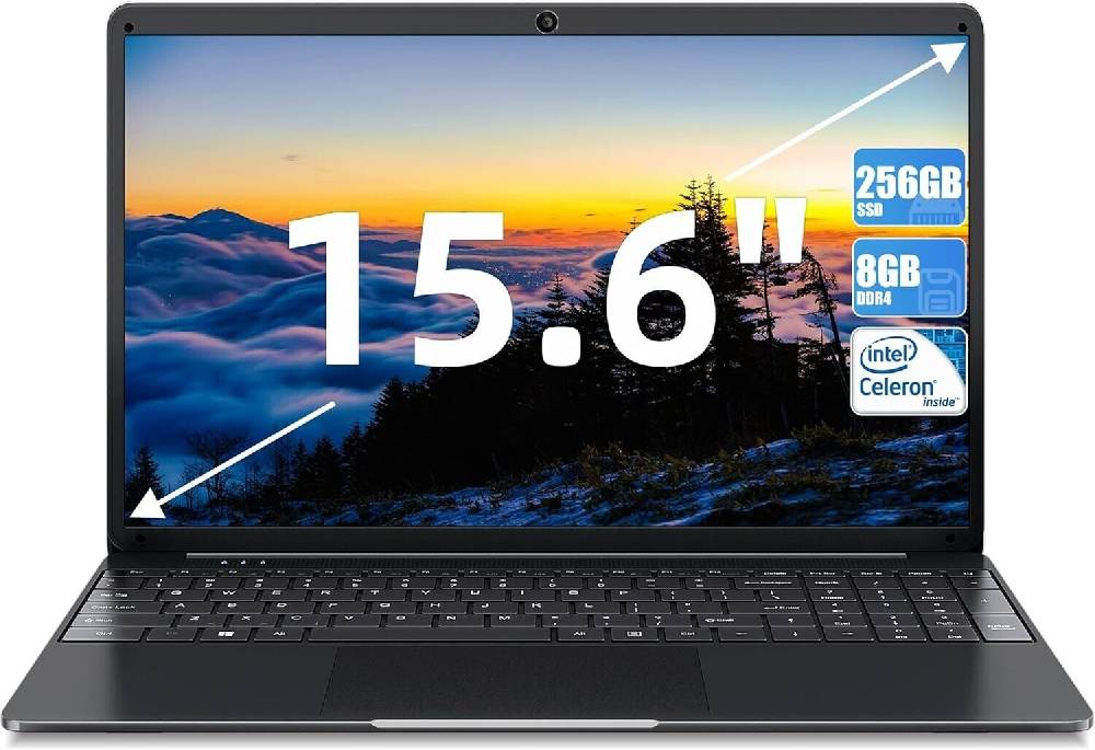 sgin-official-store-deutschland SGIN 15.6 Zoll Laptop Notebook Intel Celeron Quad-Core 2.8 GHZ 8GB RAM 256GB SSD Fabrikladen