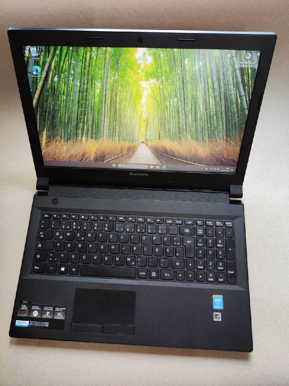 Gebraucht-land Laptop Lenovo B50-70 15.6" Zoll HD 500GB HDD 8GB RAM Intel Core i5 DVD Win 11