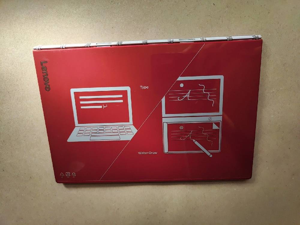 Gebraucht-land Lenovo Yoga Book 10,1 Zoll Full HD Touch Convertible Tablet-PC 128GB 4GB Rot Fabrikpreis