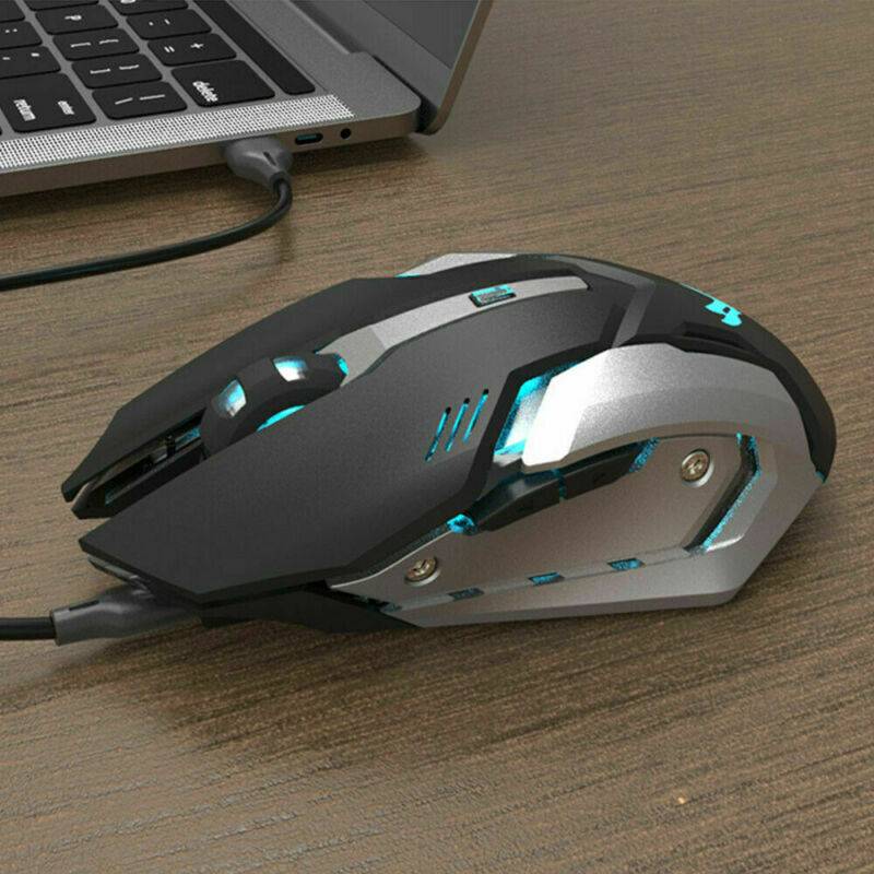 lldtechnology Wireless Kabellos Maus PC Mouse Funkmaus USB Aufladbar für Computer Laptop DE Räumungsverkauf