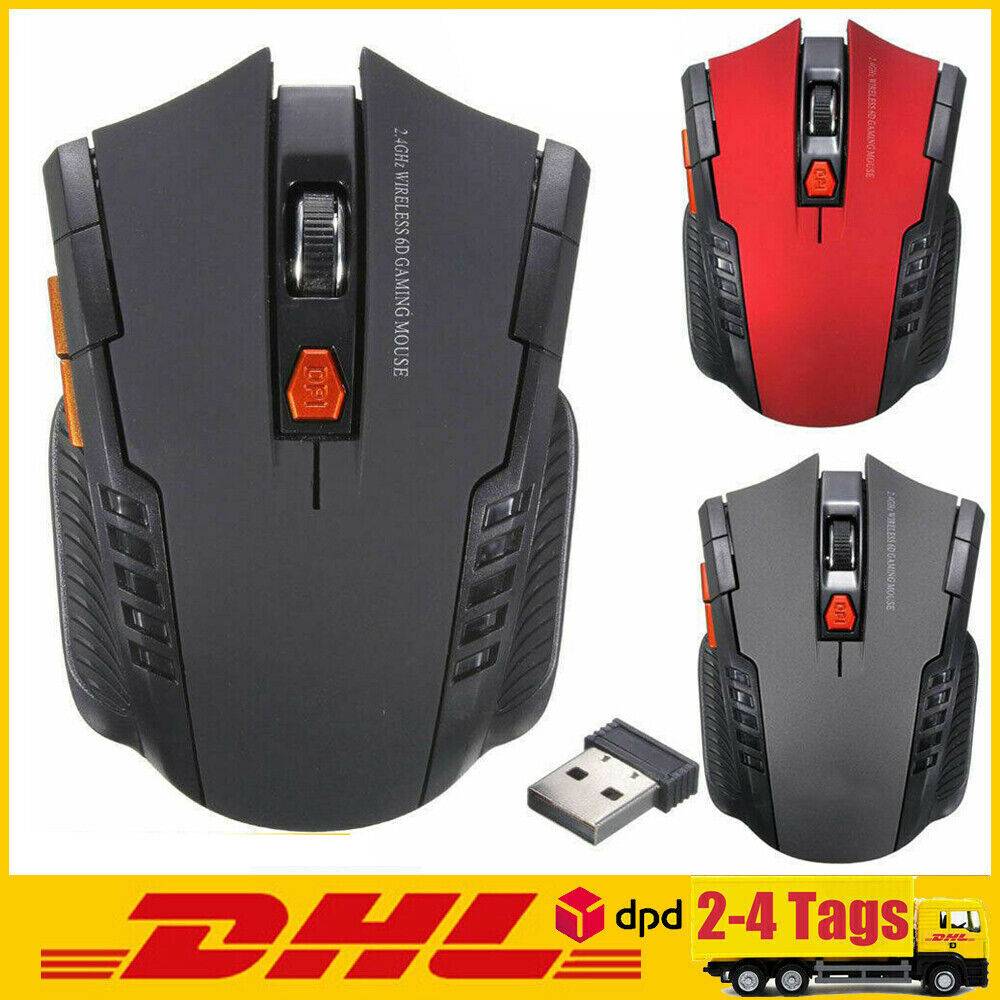 cutewild4202 Mini PC Maus Kabellos USB Wireless Mouse Gaming Computer Notebook Laptop Funk
