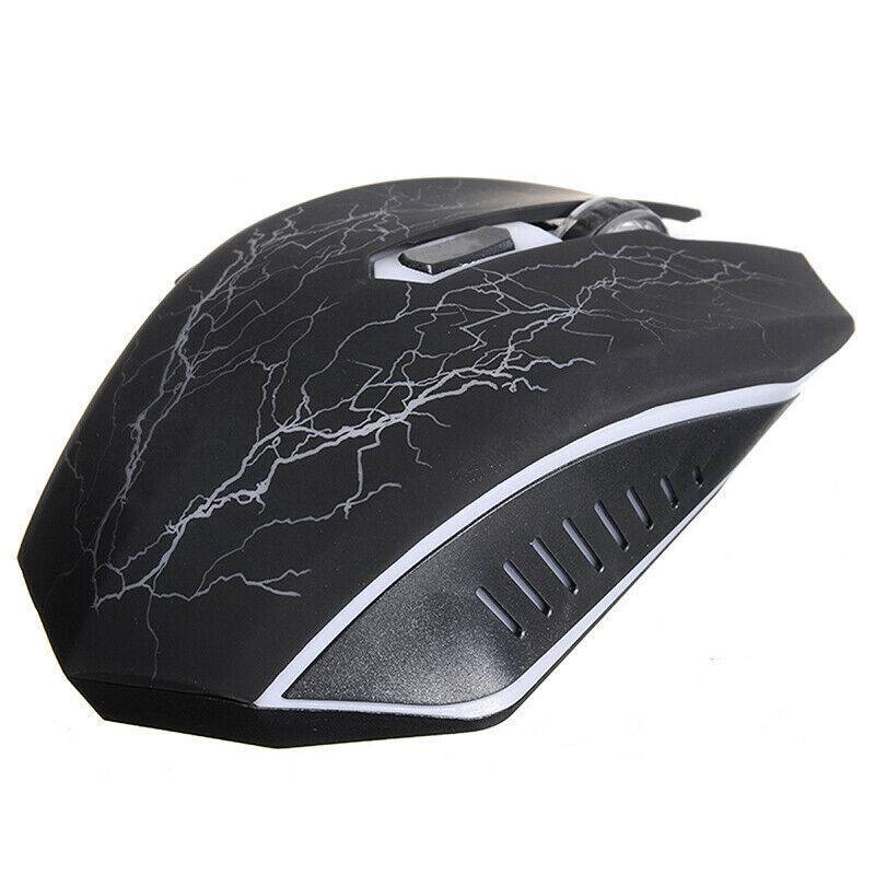 rxfuntool USB Wireless Kabellose Maus PC Gamer Mouse Laptop Funkmaus RGB Gaming Mouse Rf Wochenangebot