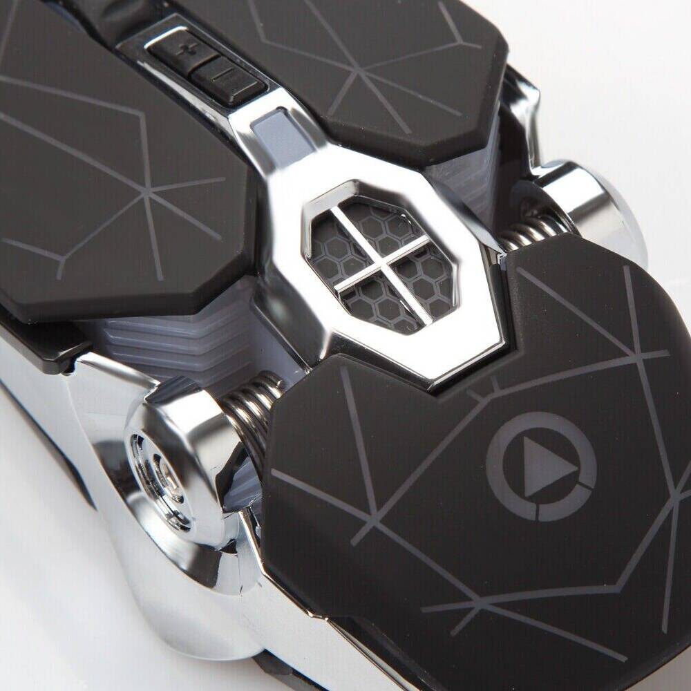 KWIK RGB Gaming Maus Kabellos Wireless Leise Mouse PC Laptop E-Sport LED USB-Dongel Bis zu 60% Rabatt