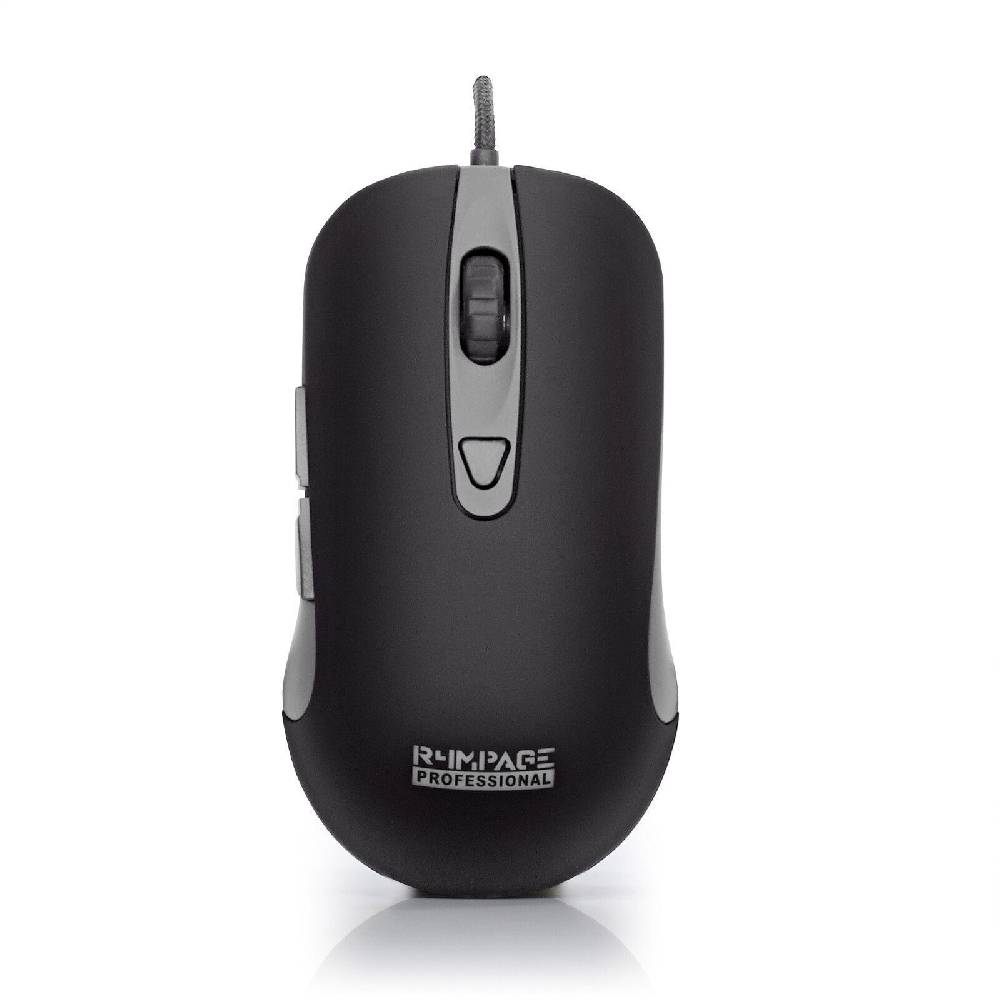 RCN-Webtrading GmbH Computer Maus 6 Tasten PC kabelgebunden USB Gaming LED RGB 400-4000dpi schwarz