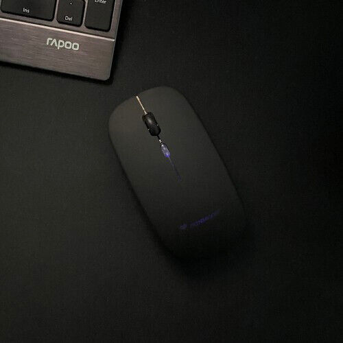 Funtime online Gaming Maus Kabellos Bluetooth Computer, MAC PC Aufladbare leise LED 400 mAh Fabrikladen