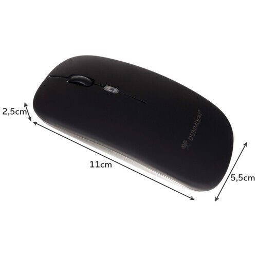 Funtime online Gaming Maus Kabellos Bluetooth Computer, MAC PC Aufladbare leise LED 400 mAh Fabrikladen