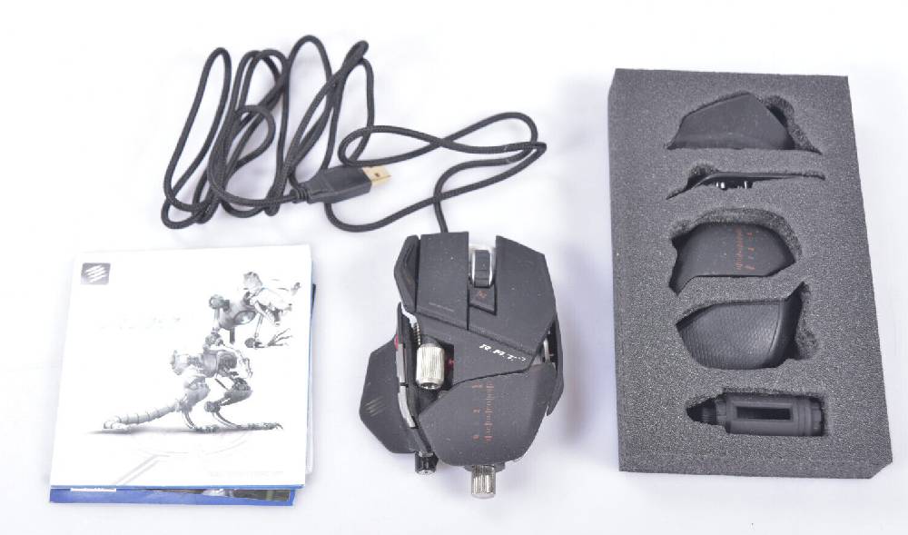 Warenhandel-Hannover Mad Catz R.A.T. 7 Gaming Maus 6400dpi PC und MAC matt schwarz programmierbar /1