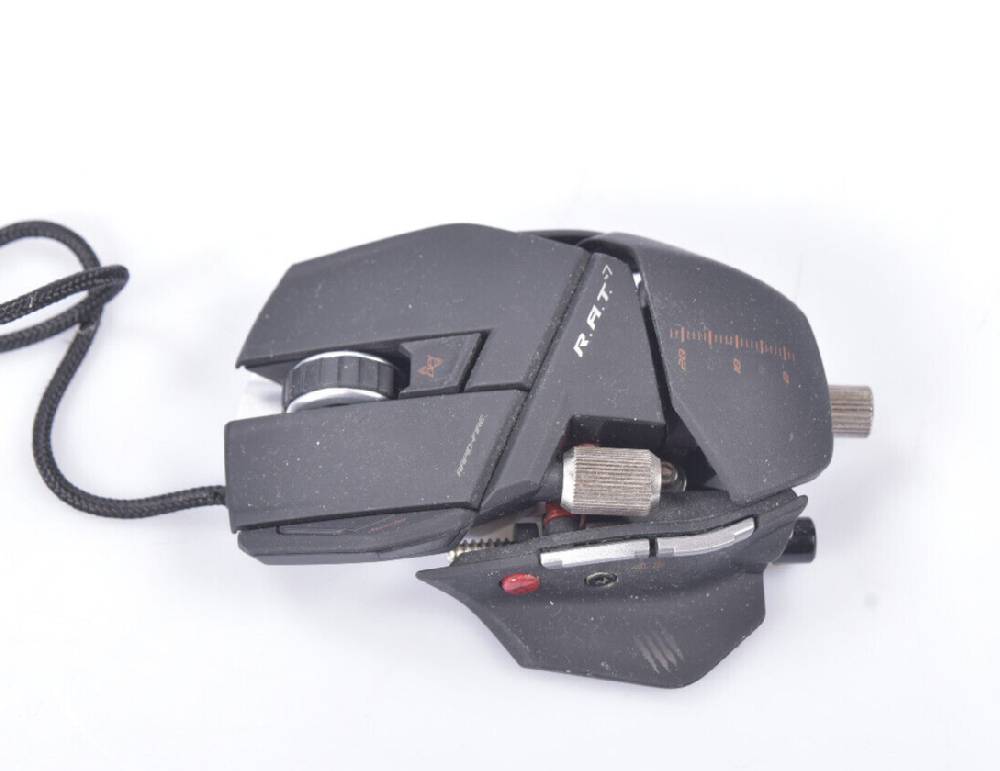 Warenhandel-Hannover Mad Catz R.A.T. 7 Gaming Maus 6400dpi PC und MAC matt schwarz programmierbar /1 Fabrikpreis