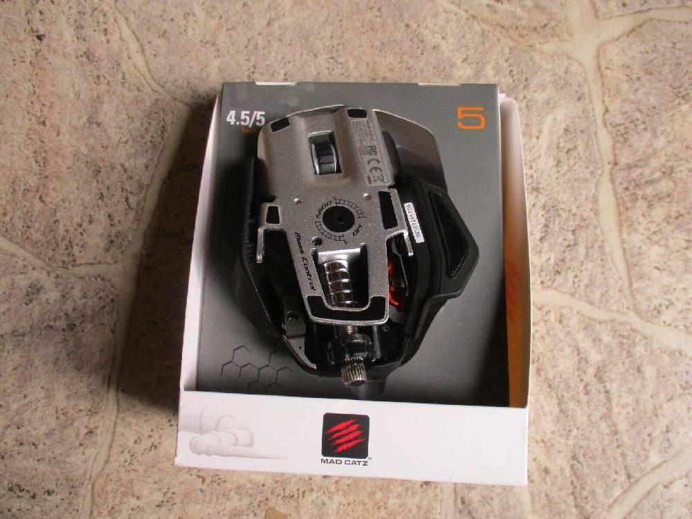 wolfsoft_gmbh Mad Catz R.A.T. 5 Gaming Maus RAT 5 5600 DPI Laser Sensor USB schwarz PC/MAC Cyber Monday