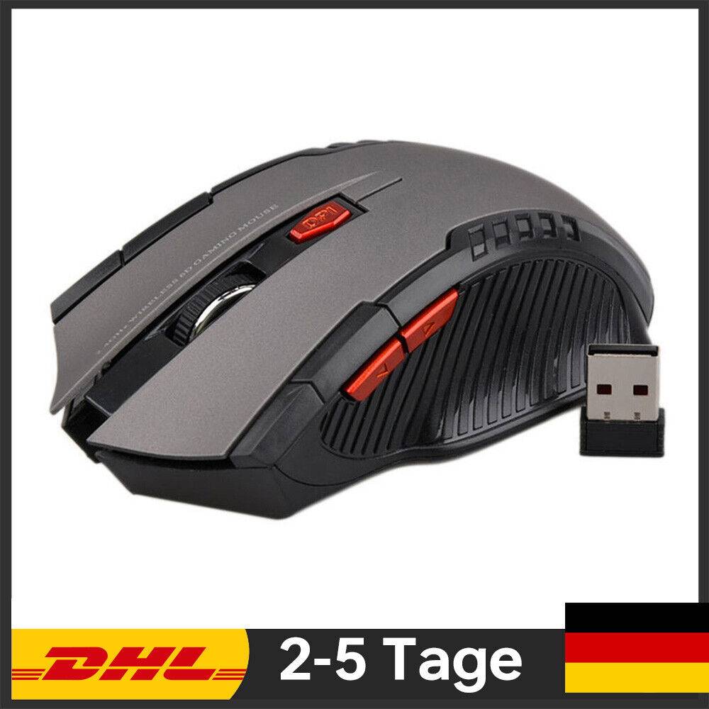 tinysunhope PC Maus Kabellos USB Wireless Mouse Computer Notebook Laptop Funkmaus Neu