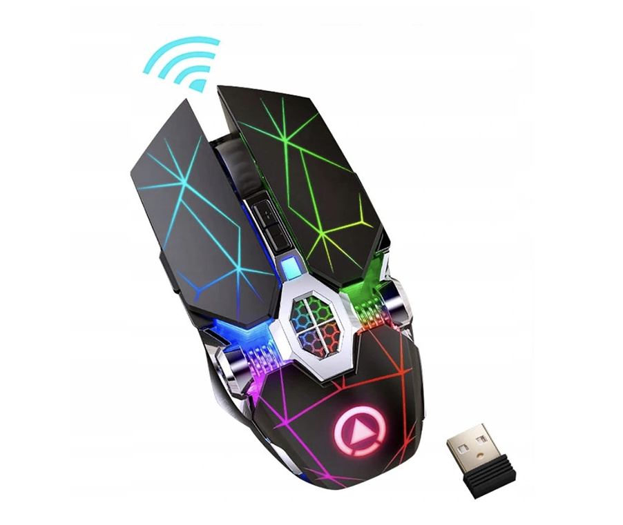 highcoom PC Maus Kabellos USB Wireless Mouse Computer Notebook Laptop Funk 2.4Ghz