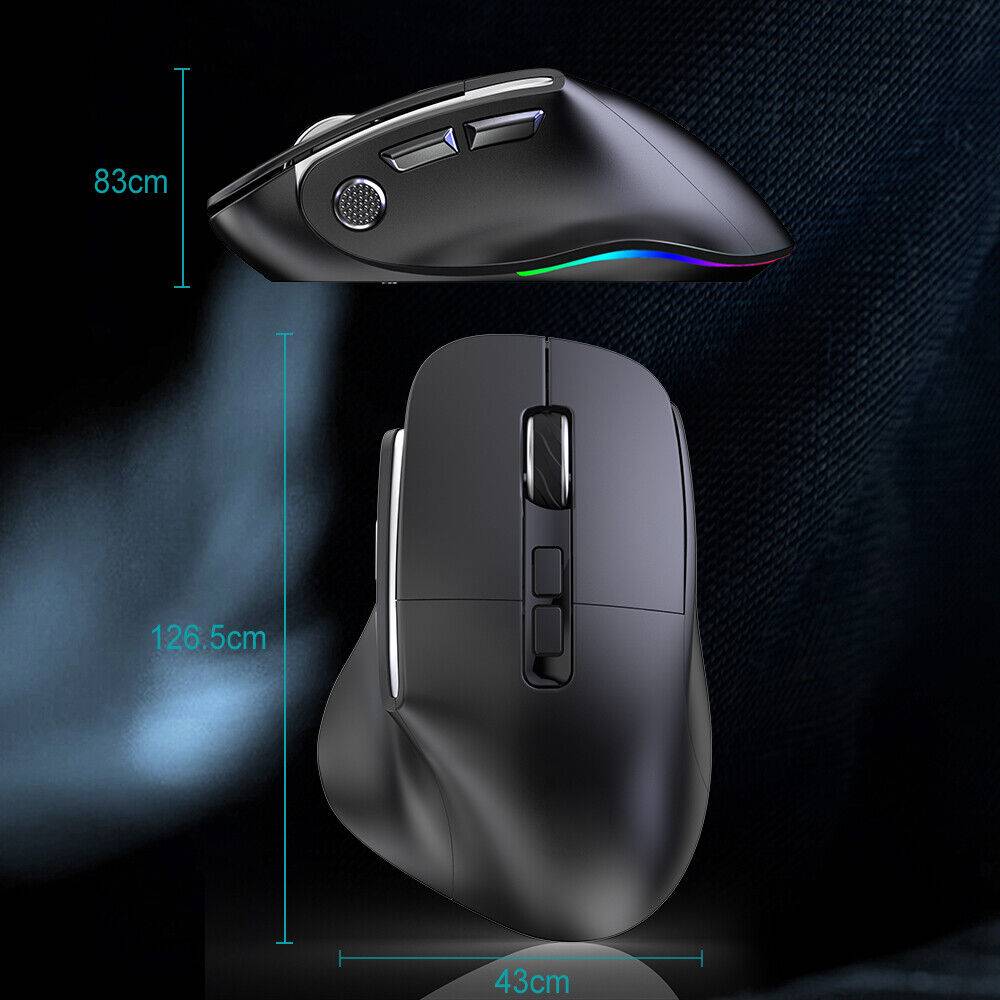 Topeleklivesom PC Maus Kabellos USB Wireless Ergonomie Mouse Computer Notebook Laptop 2.4Ghz Tägliche Deals