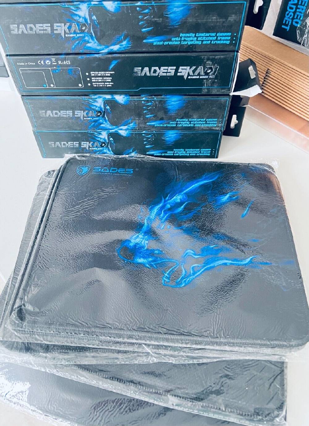 POS_ESHOP Sades Wired Gaming Maus mit LED Licht für Computer/Win/Mac/PC + gratis Mauspad VIP-Rabatte