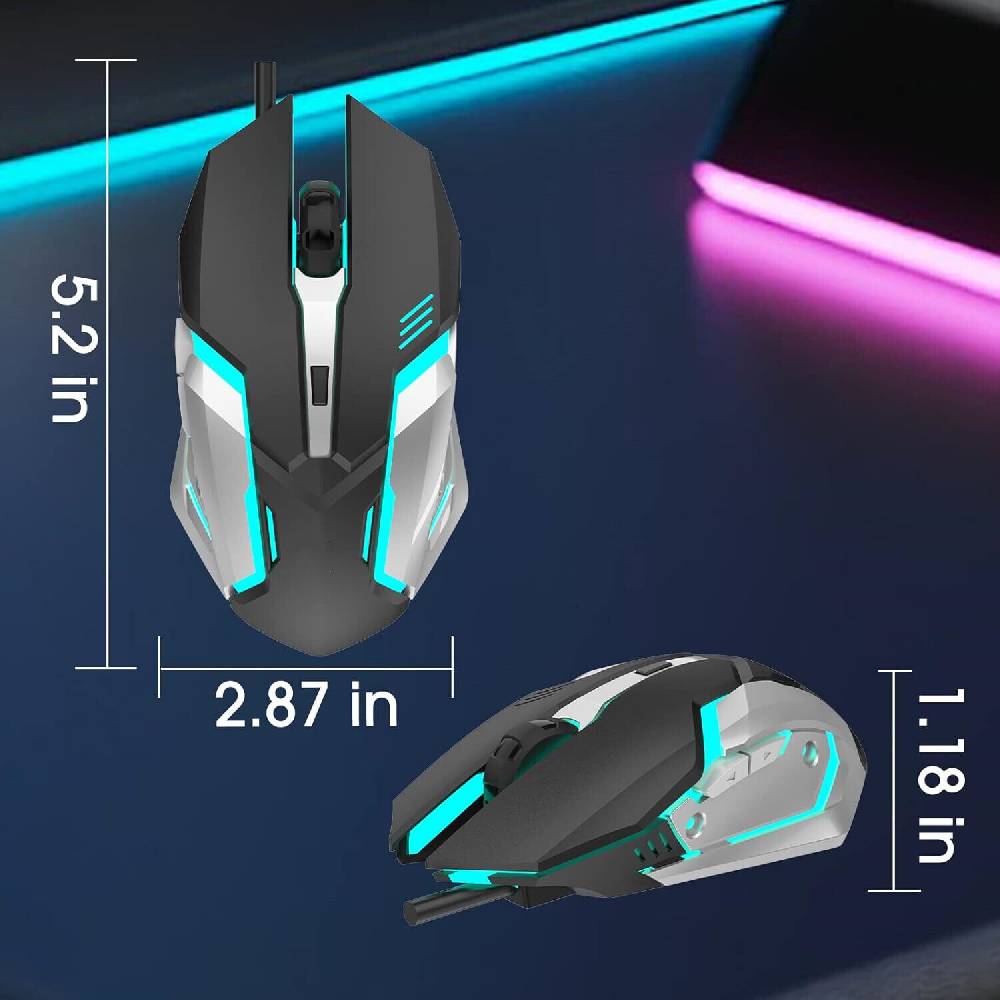 xinru-running Wiederaufladbar Wireless USB Kabellos Maus Funk PC Gamer Mouse Laptop Notebook Wochenangebot