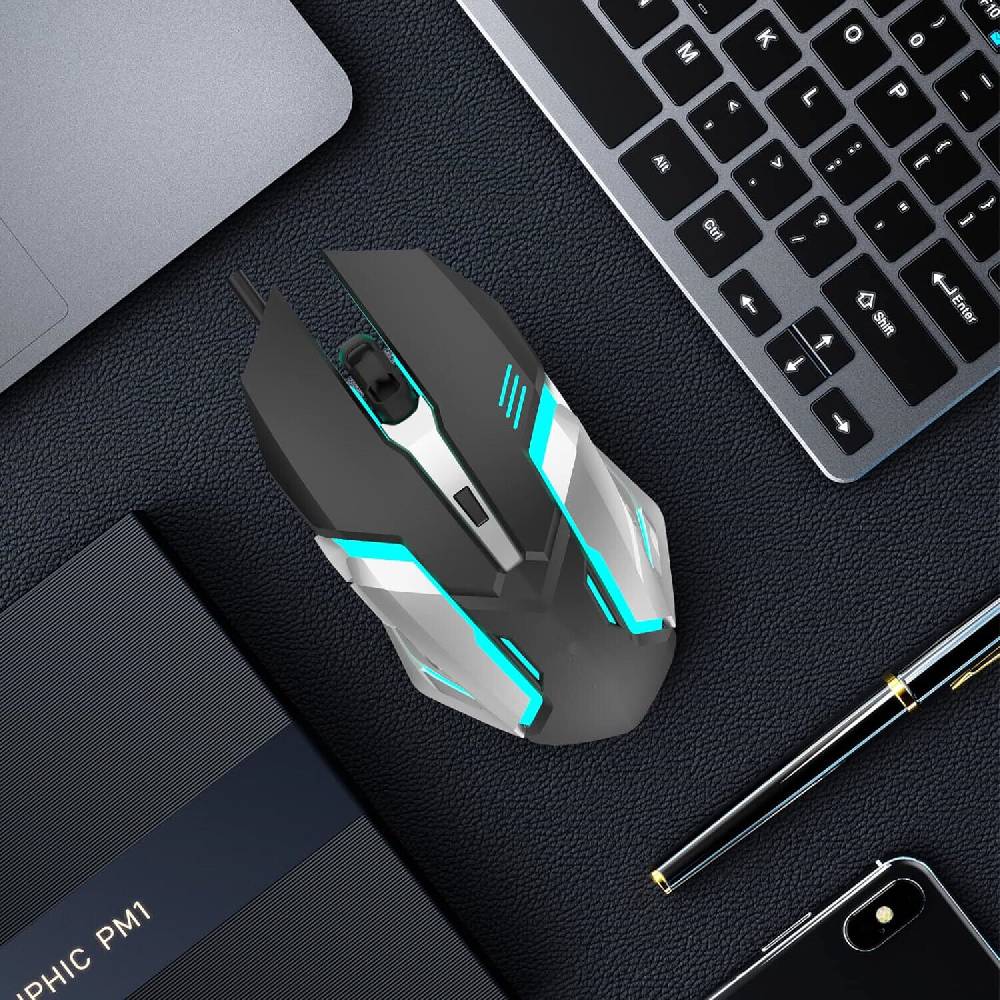 xinru-running Wiederaufladbar Wireless USB Kabellos Maus Funk PC Gamer Mouse Laptop Notebook Wochenangebot