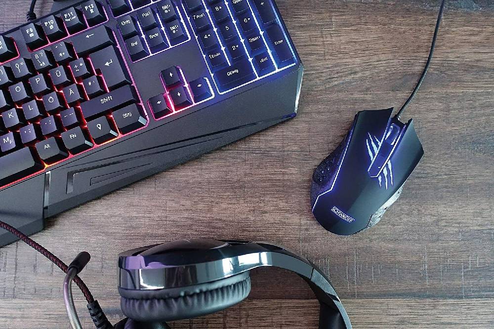 IM-Trading GmbH Gaming Maus LED Beleuchtet Kabelgebunden für PC Notebook Laptop Begrenzte Freigabe
