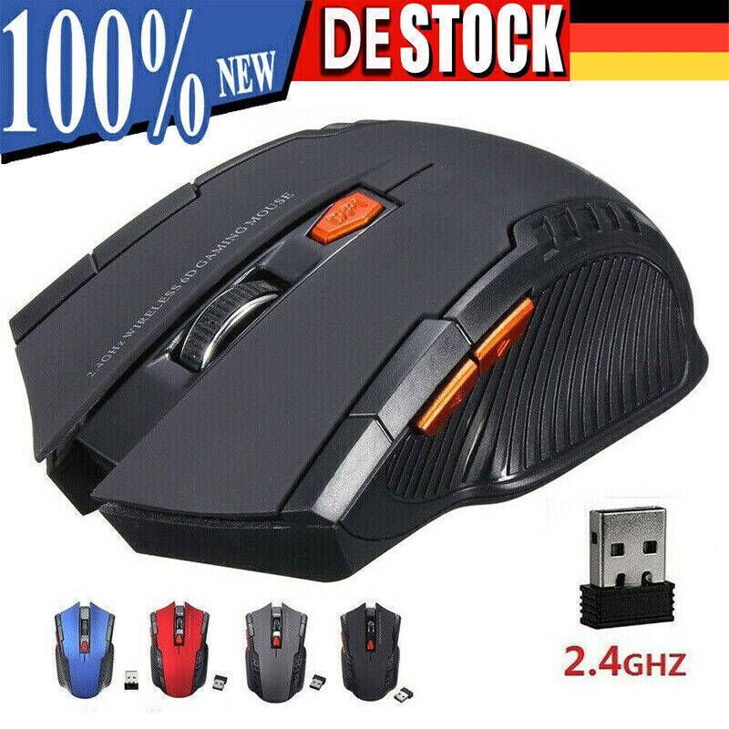 Blissfull-EU PC Maus Kabellos USB Wireless Mouse Computer Notebook Laptop Funkmaus Mac 2,4Ghz