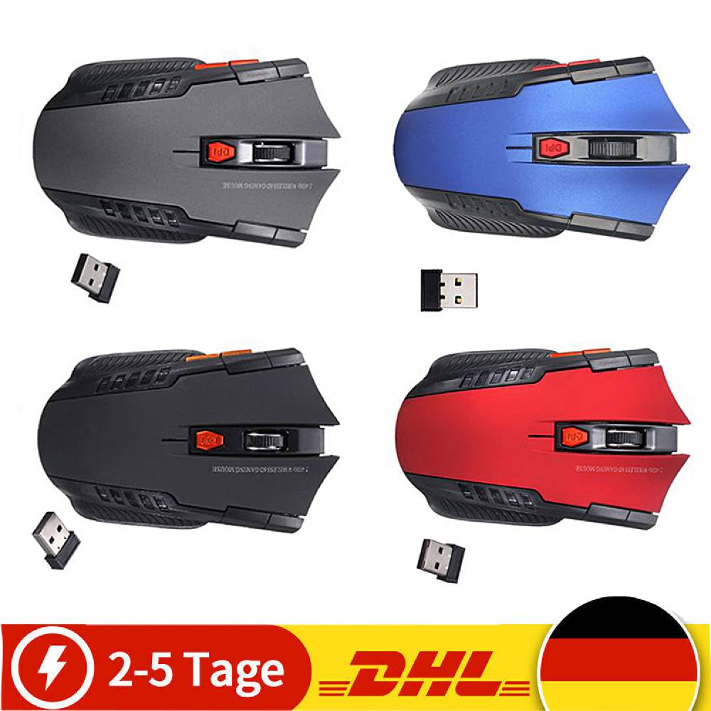 keiode-eu PC Maus Kabellos USB Wireless Mouse Computer Notebook Laptop Funkmaus Neu