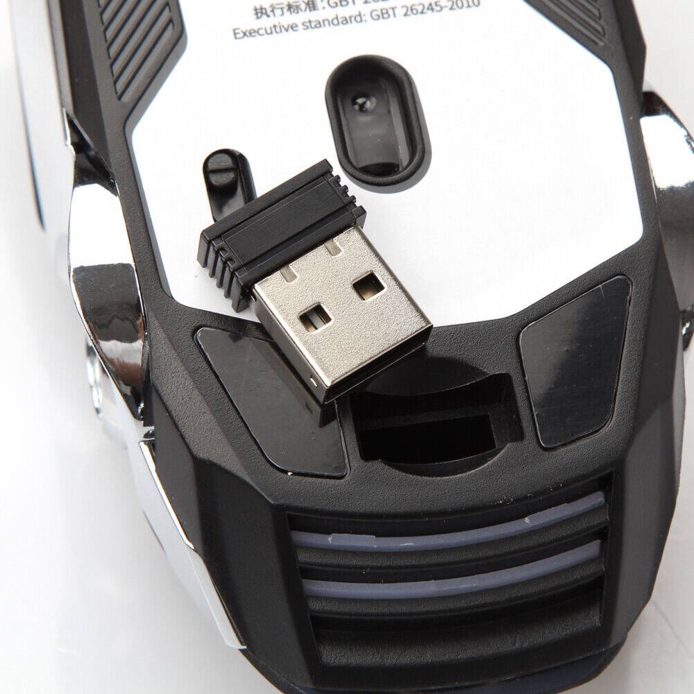 grossladen2019 LED USB Leise Maus Optische Maus Wireless Gaming Mous für PC Laptop Notebook DE zollfrei
