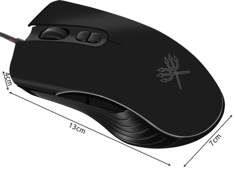 Second-Chance Lauffen Gaming Maus mit LED Beleuchtung PC Computer Mouse USB optisch Effekt Play 7200 Günstig kaufen