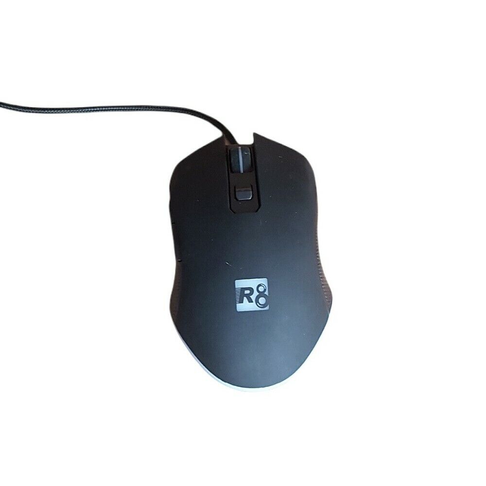 edessa-shop 6T Schnell Gamer Optische Maus für Computer Laptop PC Notebook 2400dp Schwarz Heißer Verkauf