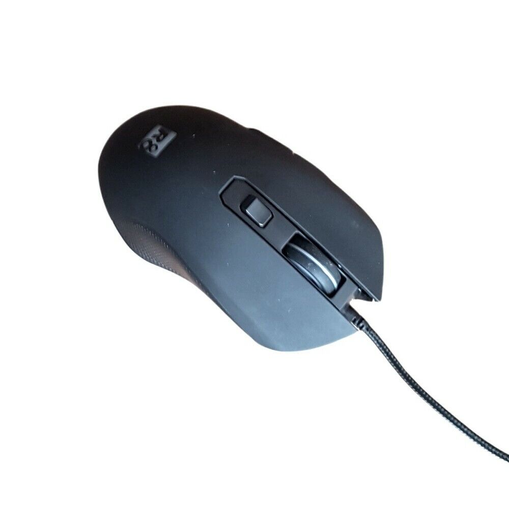 edessa-shop 6T Schnell Gamer Optische Maus für Computer Laptop PC Notebook 2400dp Schwarz Heißer Verkauf