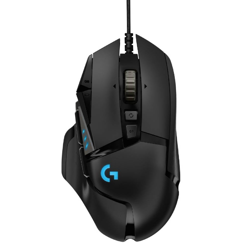 Firelia Logitech G502 Hero Kabelgebundene Gaming Maus PC MAC Optischer Sensor Schwarz