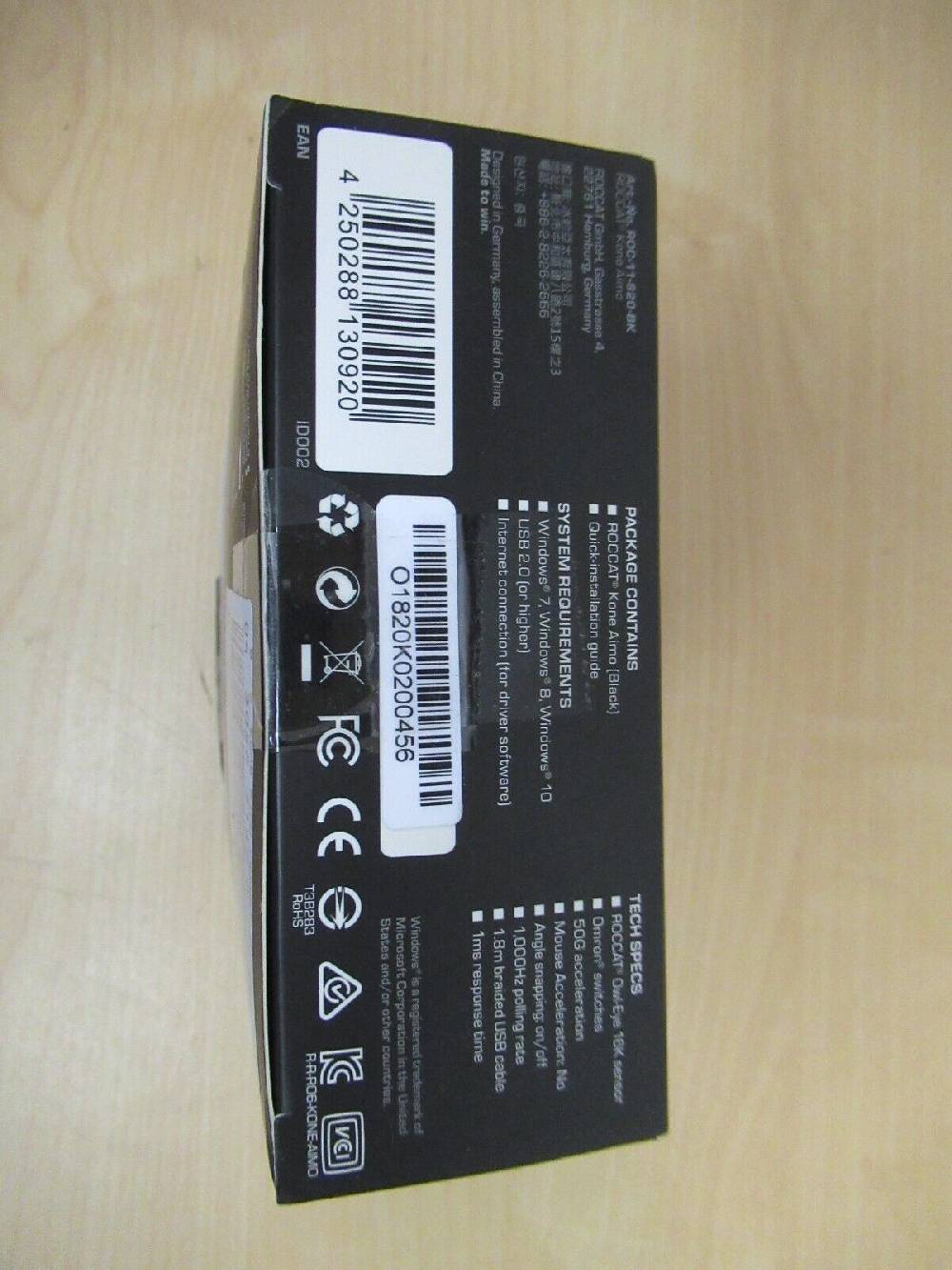 wolfsoft_gmbh ROCCAT Kone AIMO 16000 DPI Owl Eye Sensor Gaming Maus RE-MASTERED USB PC MAC Letzter Tag