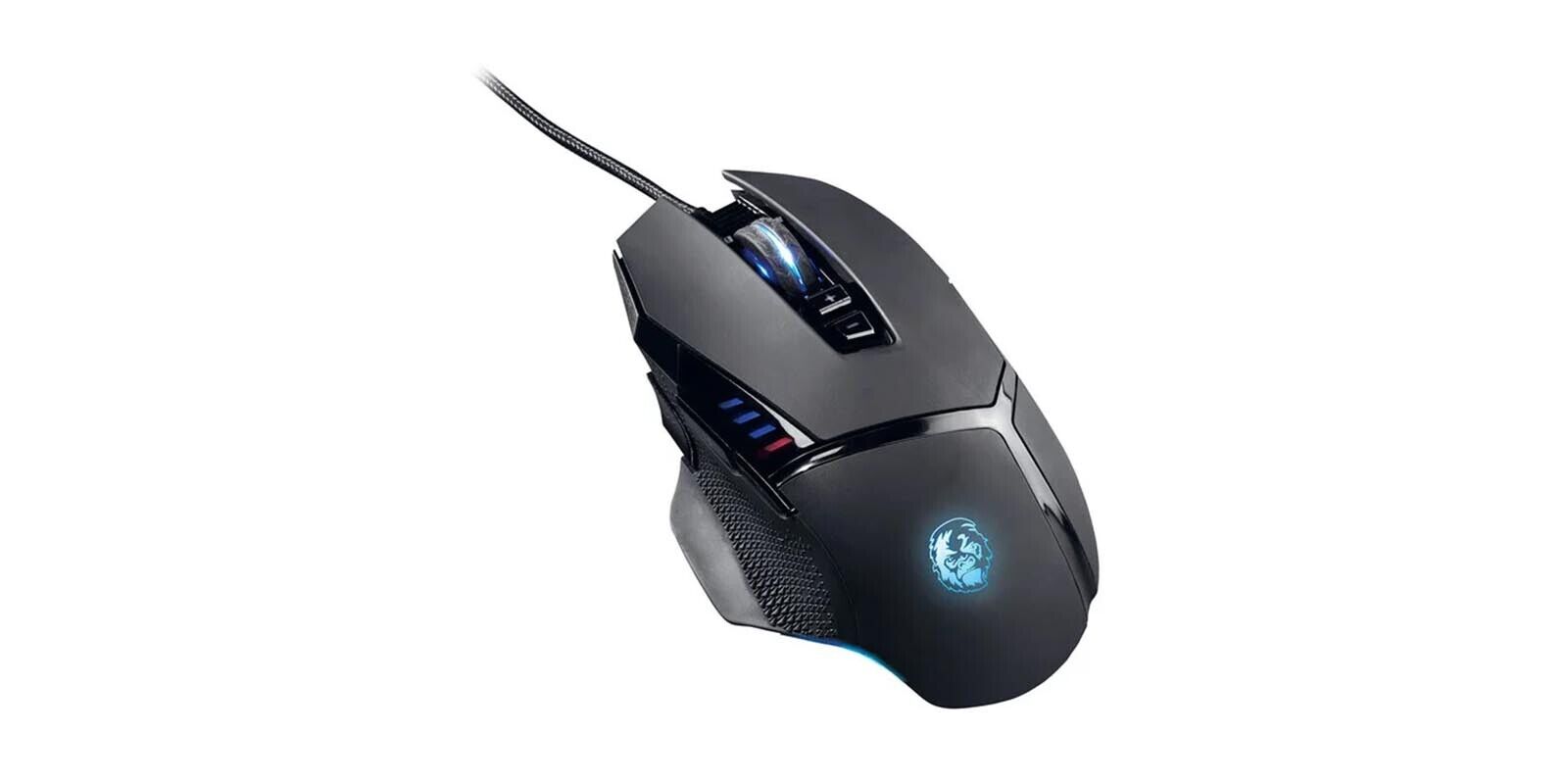 newhits Silvercrest Gaming PC Maus kabelgebunden LED 200–12.000 dpi, 8 Tasten *besch. VP