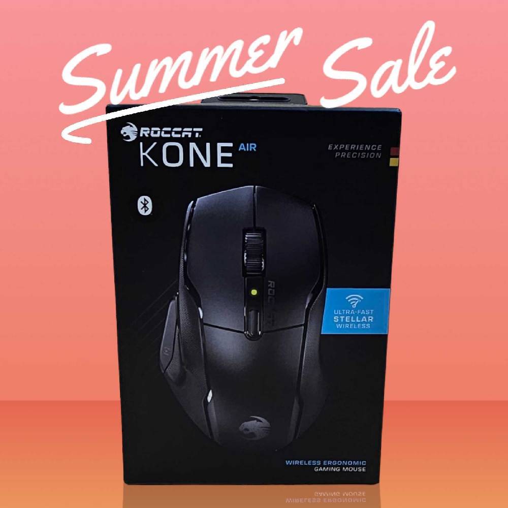 trendhomemarketing Roccat Kone Air Kabellose Gaming-Maus Mit 800 St. Akku 19.000 DPI Optical-Sensor