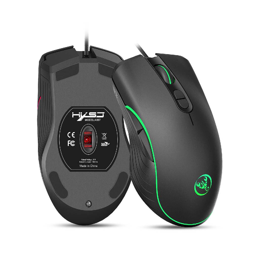 Pulsio Gaming USB Maus optisch LED für PC Computer Laptop Notebook Optical Mouse neu Verkauf