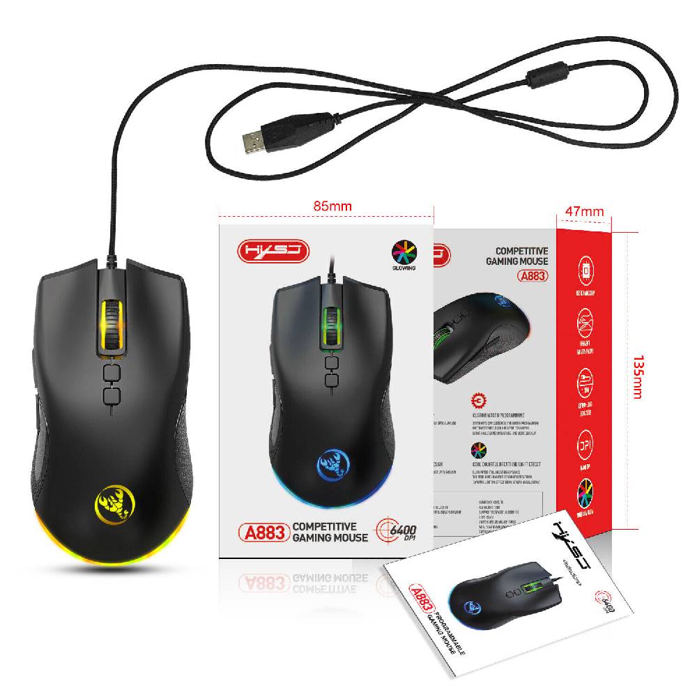 Pulsio Profesionelle Gaming USB Maus optisch LED für PC Computer Laptop Notebook DPI Angebote