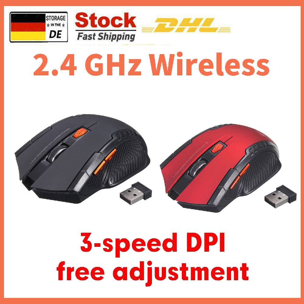 doublewiner-eu Drahtlose Maus USB Aufladbare 2.4Ghz Bluetooth-kompatibel Für Laptop PC ipad NEU