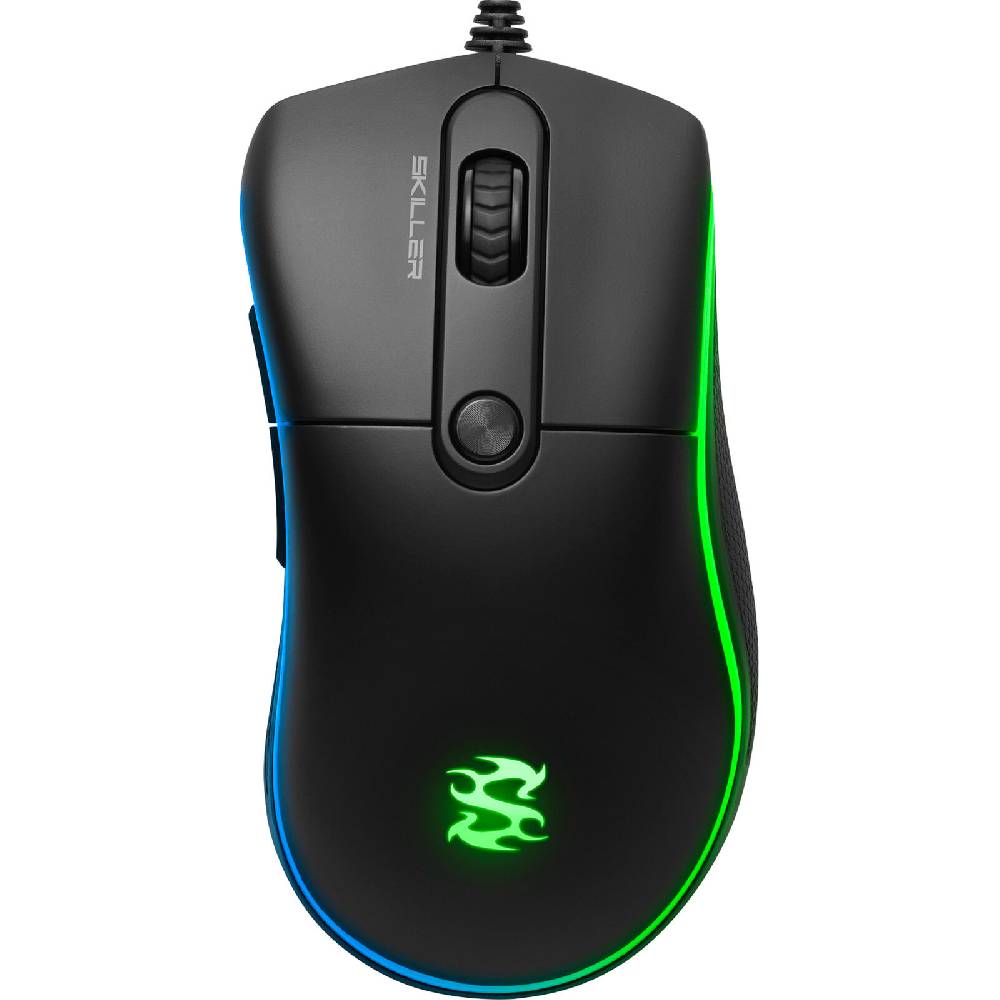 alternate.gmbh Sharkoon SKILLER SGM2, Gaming-Maus, optisch, 6400dpi, USB, 6 Tasten, schwarz Meist gekauft