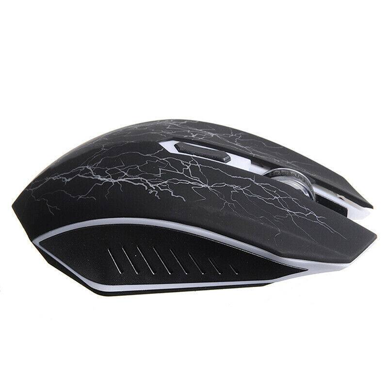 ctdedeal Wiederaufladbar Wireless USB Kabellos Maus Funk PC Gamer Mouse Laptop Notebook Sonderangebot