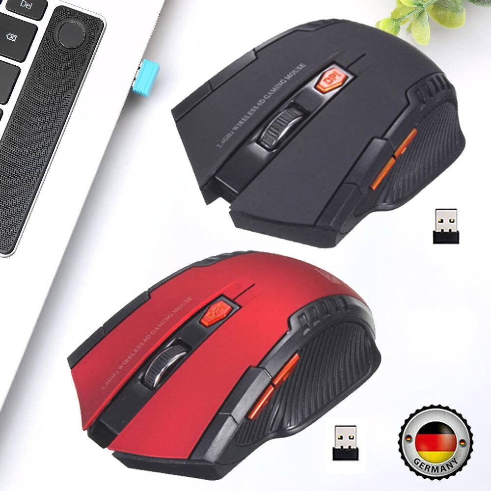 blossom-2020 PC Maus Kabellos USB Wireless Mouse Computer Notebook Laptop Funkmaus 1600dpi Großer Ausverkauf